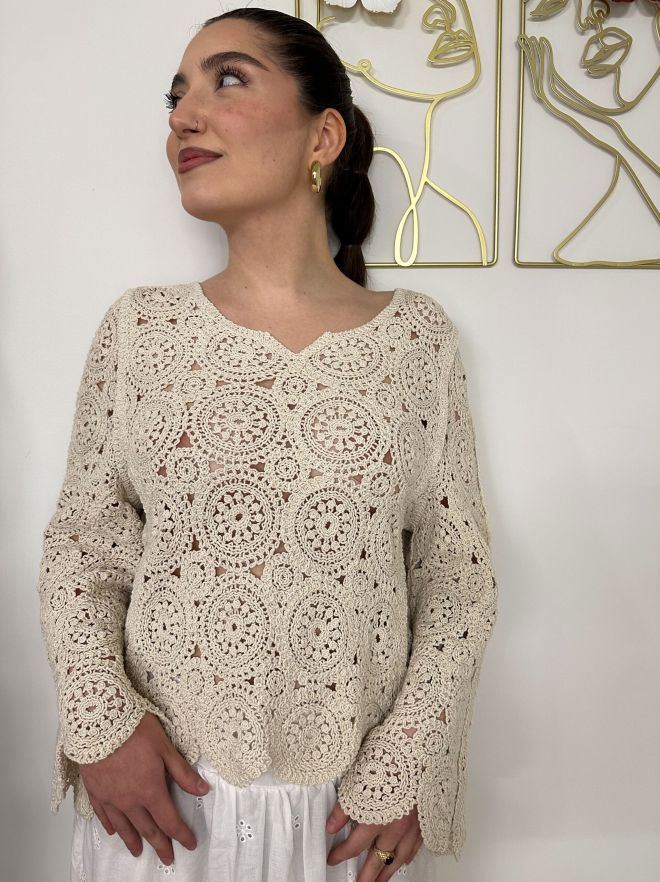 Maglia crochet