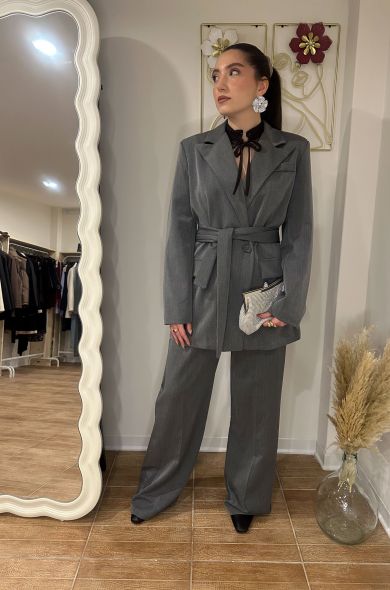 Tailleur grigio