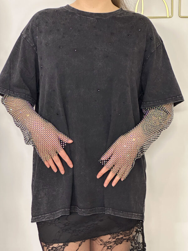 T-shirt manica a rete - immagine 2