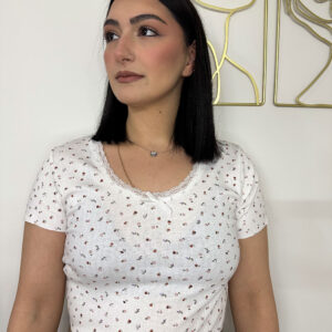 T-shirt fiori