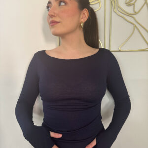 Maglia cashmere con asola